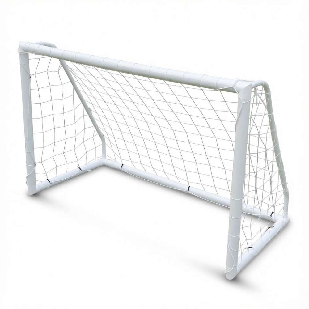Heavy Duty Portable Plastic Goal Post With Net, 12’ x 6’