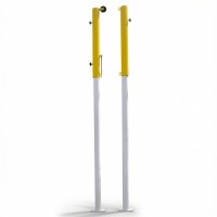 Volleyball Pole (fixed With Adjustable), (4” PIPE)