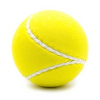 Custom-Made Cricket Tennis Ball - Yellow, Light