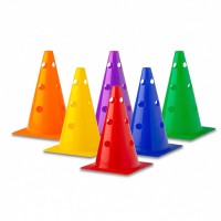 Marker Cone With Hole, 9” Cone with 12 Holes
