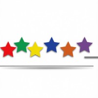 Sequence Floor Marker - Star, 23 x 23 cm