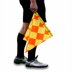 Linesman Flag - Chequered Linesman Flag - Official
