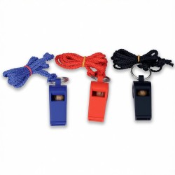 Whistle + Cord String - Standard Pack Scout Whistles - Steel