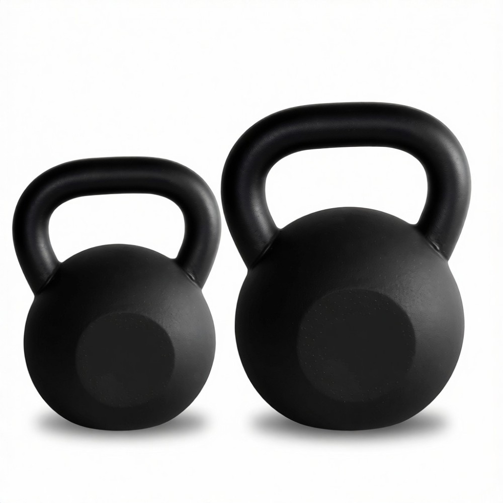 Kettle Bells - Solid Black, 4 Kg
