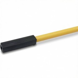 Fiberglass Crossbar - School, 30mm dia - 4m - Yellow