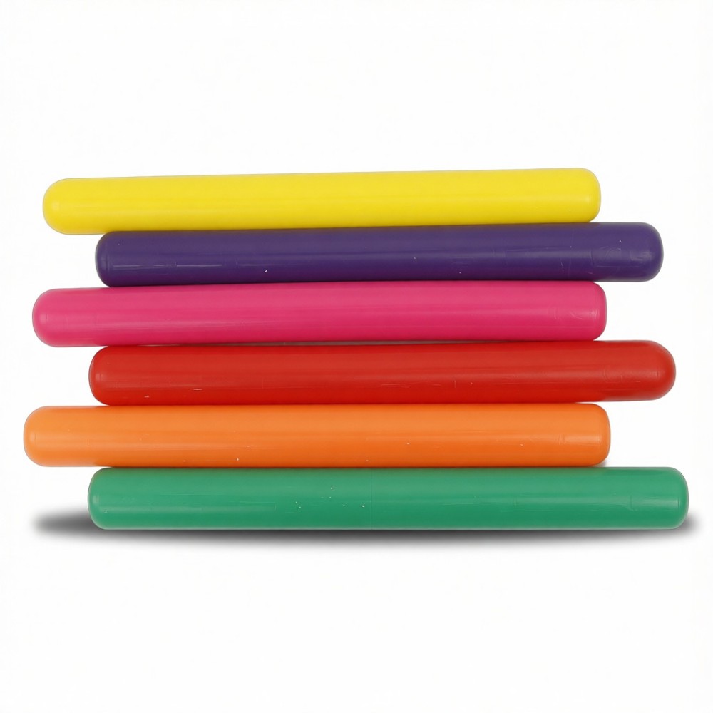 Relay Batons Plastic - Junior, Set of 6 Relay Batons Plastic - Junior, Set of 6