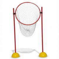 Pitching Net And Frame, Includes net, hoop, 2clips, 2 poles 160 cm and 2 plastic bases