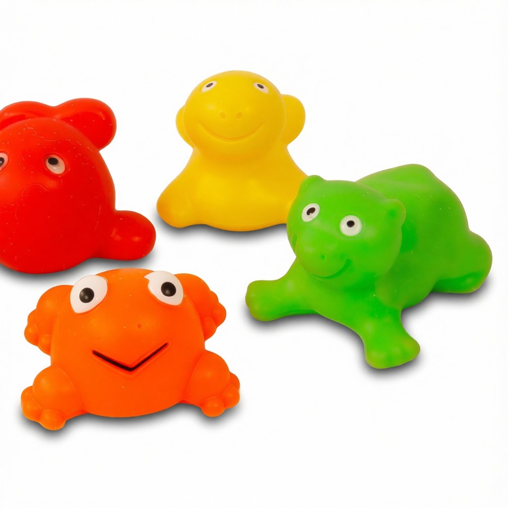 Floating Squeaky Animals, Set of 4