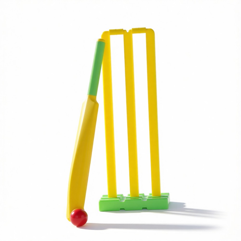 Cricket Practice Set - Single, Adult 32” Bat