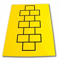 Hopscotch Set School Activity Equipment, 36” x 48”