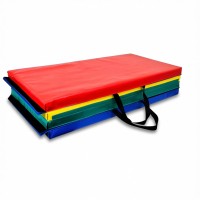 Folding Gym Mat Multi Color Basic, Size: 2.4 x 1.2m x 35mm