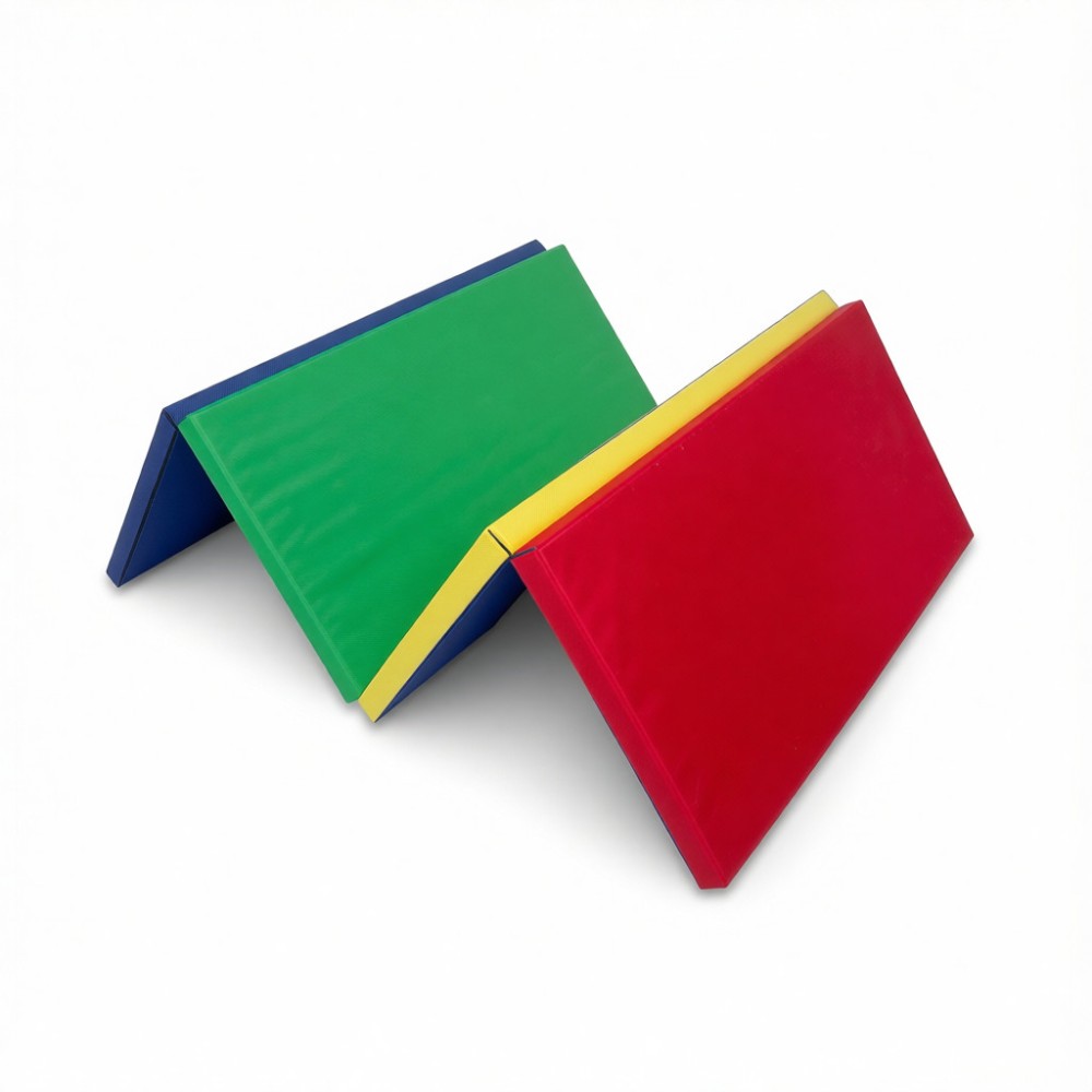 Folding Gym Mat – Multi-color Premium Seller, 2.4m x 1.2m x 70mm Folding Gym Mat – Multi-color Premium Seller, 2.4m x 1.2m x 70mm