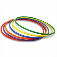 Moulded Flat Hoops, Multi 70 cms