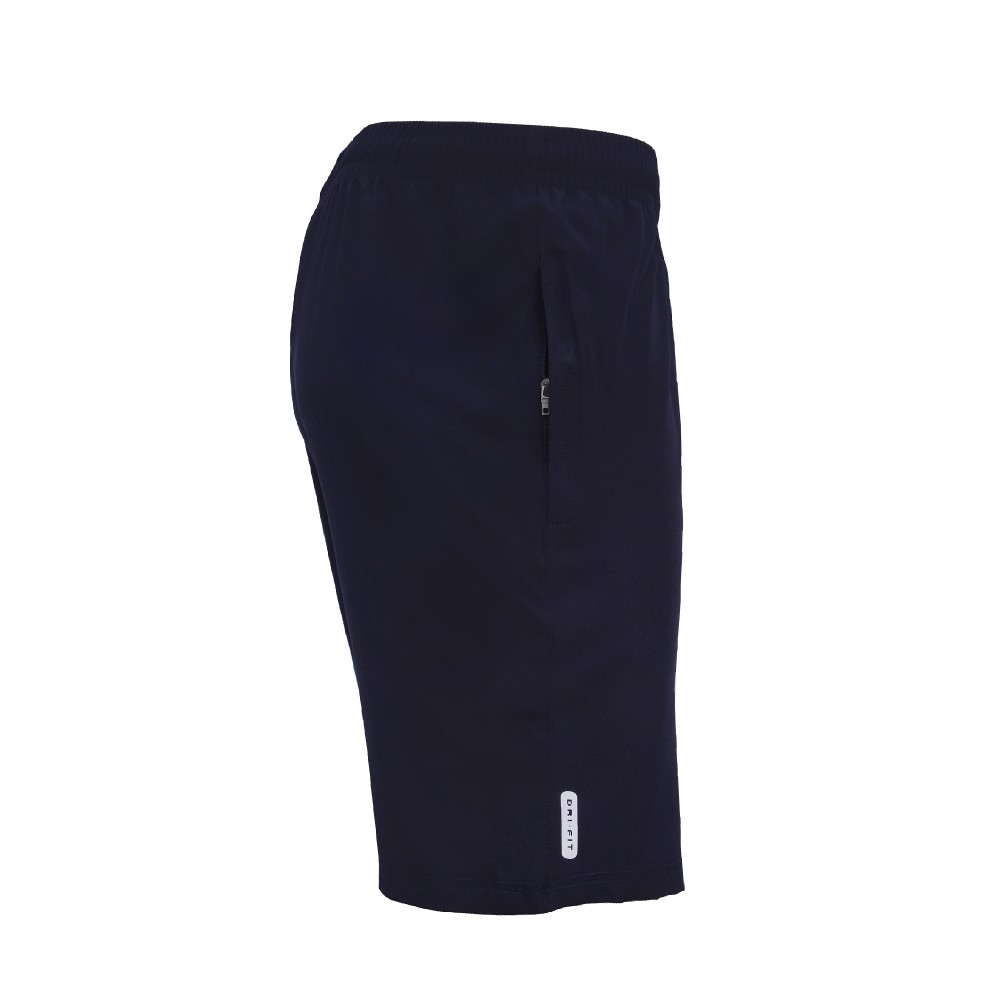 Navy Blue Training Shorts - Zipper Pockets Navy Blue Training Shorts - Zipper Pockets