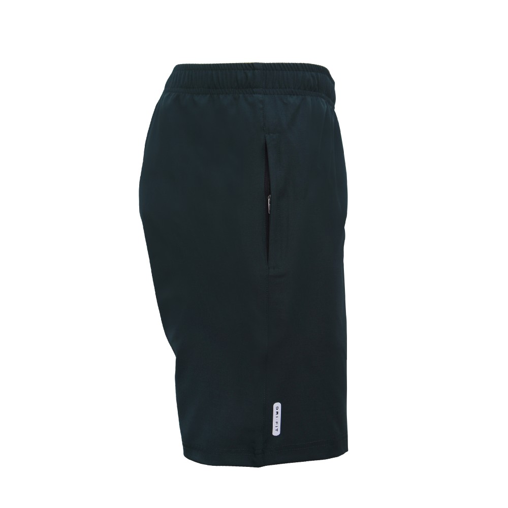 Green Training Shorts - Zipper Pockets