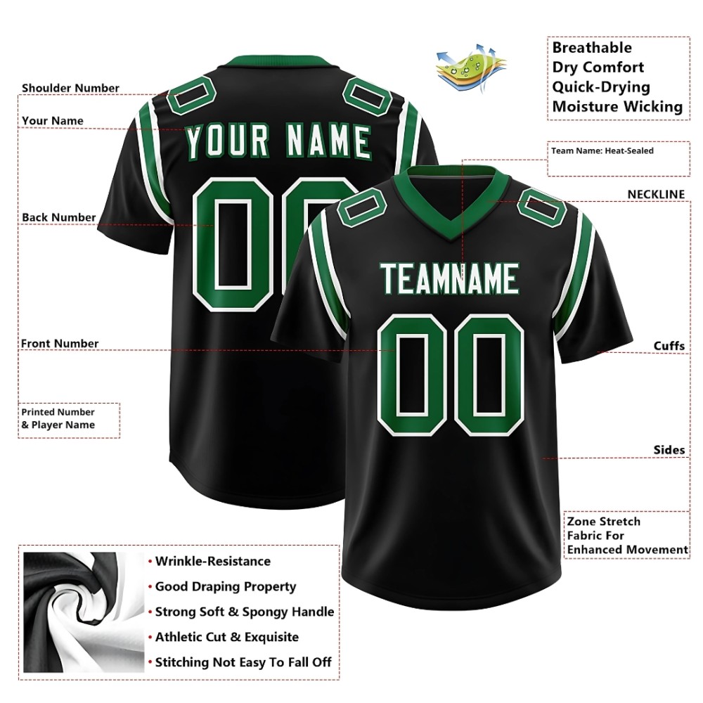 Custom Football Jersey for Men and Women with Name and Number Personalisation Custom Football Jersey for Men and Women with Name and Number Personalisation