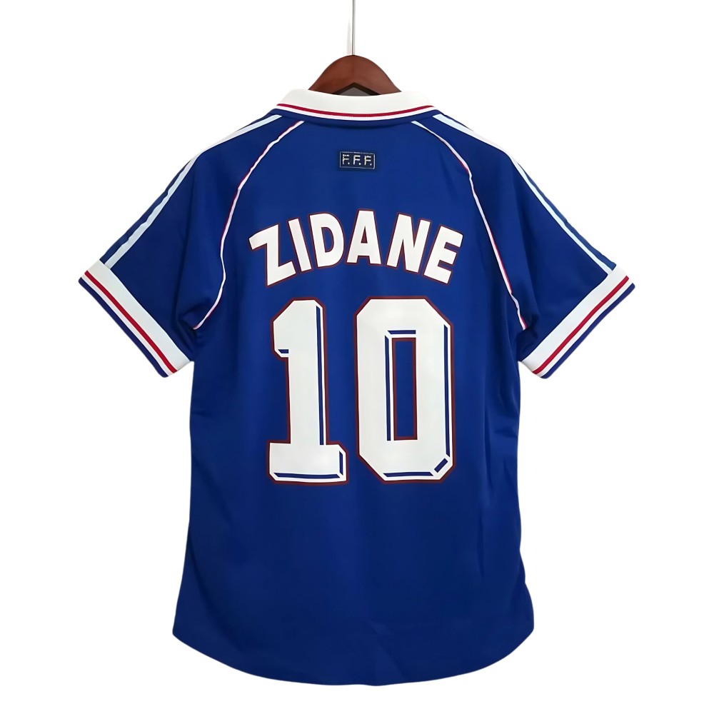 France 1998 Home Retro Football Jersey France 1998 Home Retro Football Jersey