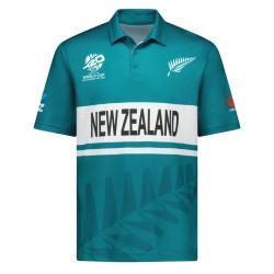 New Zealand ODI World Cup 2024 Half Sleeves Cricket Fan Jersey - 100% Dryfit Polyester - With Name Personalisation