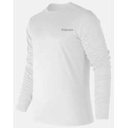 Alpha White Long Sleeve Compression Top