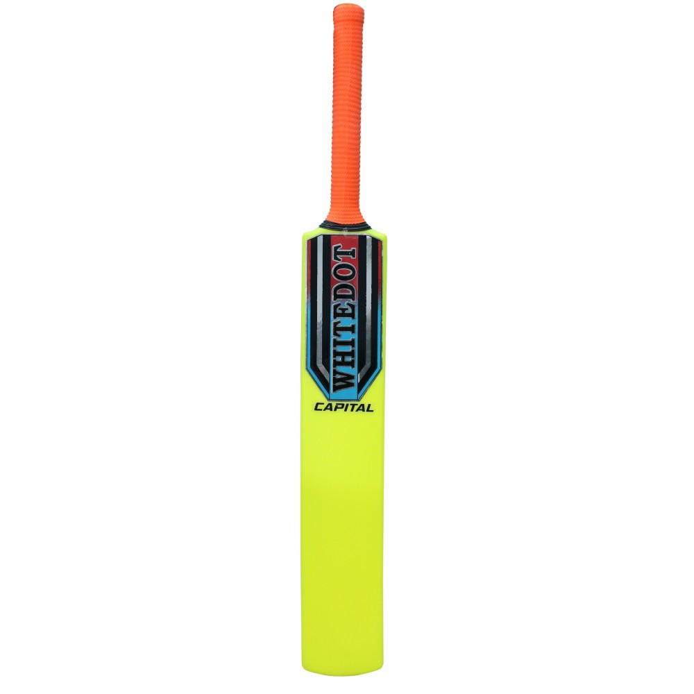 Capital Neon Heavy Duty Plastic Cricket Bat for Heavy and Light Tennis Ball