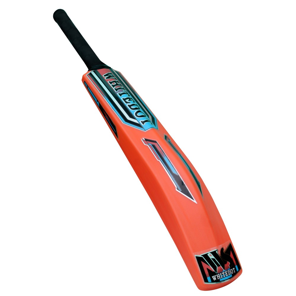 Capital Orange Heavy Duty Plastic Cricket Bat for Heavy and Light Tennis Ball