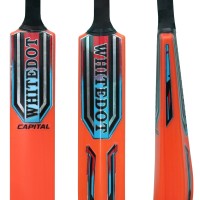 Capital Orange Heavy Duty Plastic Cricket Bat for Heavy and Light Tennis Ball