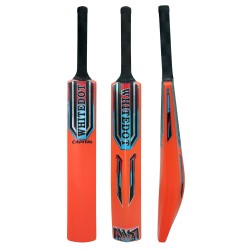 Capital Orange Heavy Duty Plastic Cricket Bat for Heavy and Light Tennis Ball