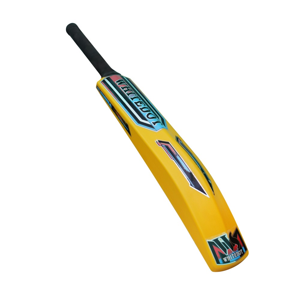 Capital Yellow Heavy Duty Plastic Cricket Bat for Heavy and Light Tennis Ball