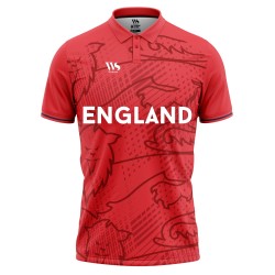England Red Fan Cricket T-shirt