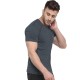 FlexFit Round Neck Regular Dry Fit Gym Sports T-Shirt - M-Grey FlexFit Round Neck Regular Dry Fit Gym Sports T-Shirt - M-Grey