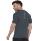 FlexFit Round Neck Regular Dry Fit Gym Sports T-Shirt - M-Grey FlexFit Round Neck Regular Dry Fit Gym Sports T-Shirt - M-Grey