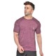 FlexFit Round Neck Regular Dry Fit Gym Sports T-Shirt - Magenta