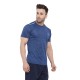 FlexFit Round Neck Regular Dry Fit Gym Sports T-Shirt - Royal Blue