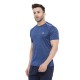 FlexFit Round Neck Regular Dry Fit Gym Sports T-Shirt - Royal Blue
