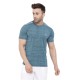 FlexFit Round Neck Regular Dry Fit Gym Sports T-Shirt - Sea Green