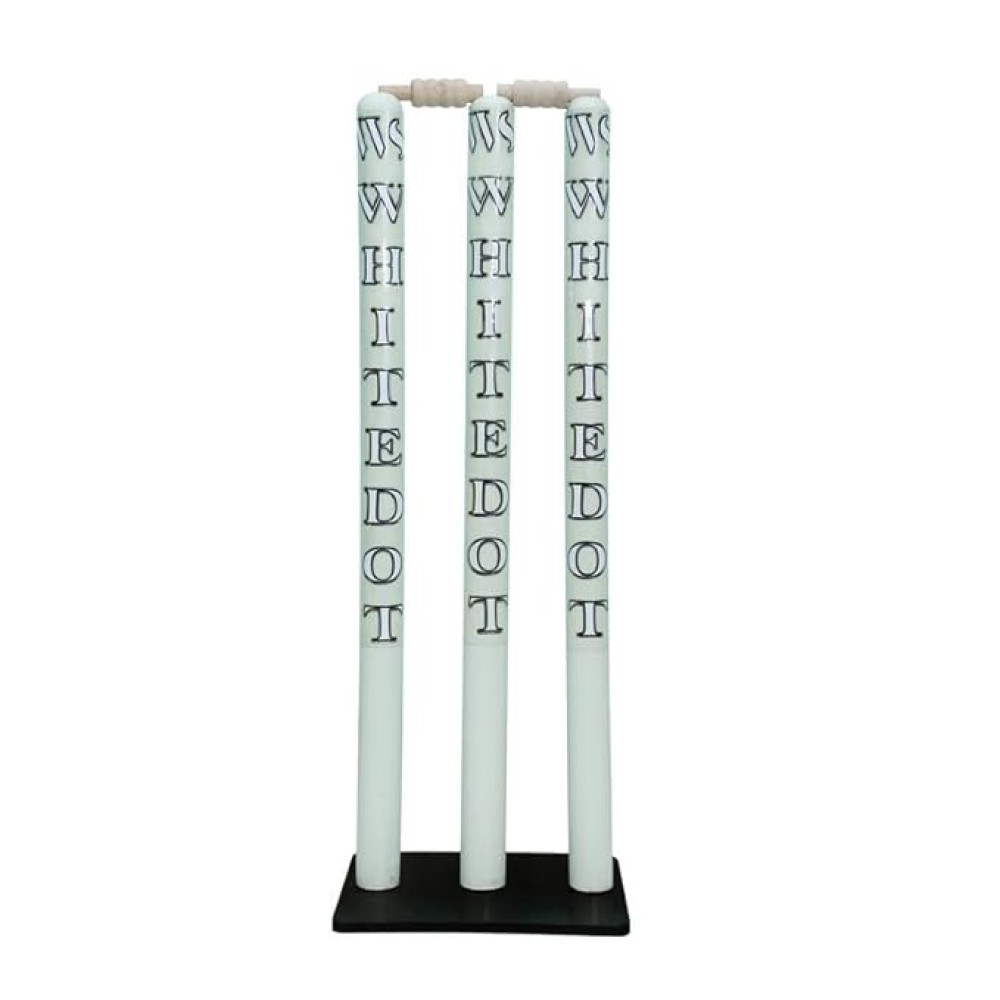 Heavy Duty Magnetic Stump Set - 3 Stump + 2 Bails + 1 Iron Base