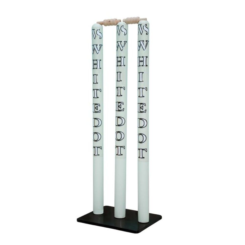 Heavy Duty Magnetic Stump Set - 3 Stump + 2 Bails + 1 Iron Base