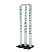 Heavy Duty Magnetic Stump Set - 3 Stump + 2 Bails + 1 Iron Base