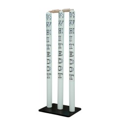 Heavy Duty Magnetic Stump Set - 3 Stump + 2 Bails + 1 Iron Base