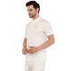 Hexa Dri-FIT Cricket White Polo T-Shirt - Off White