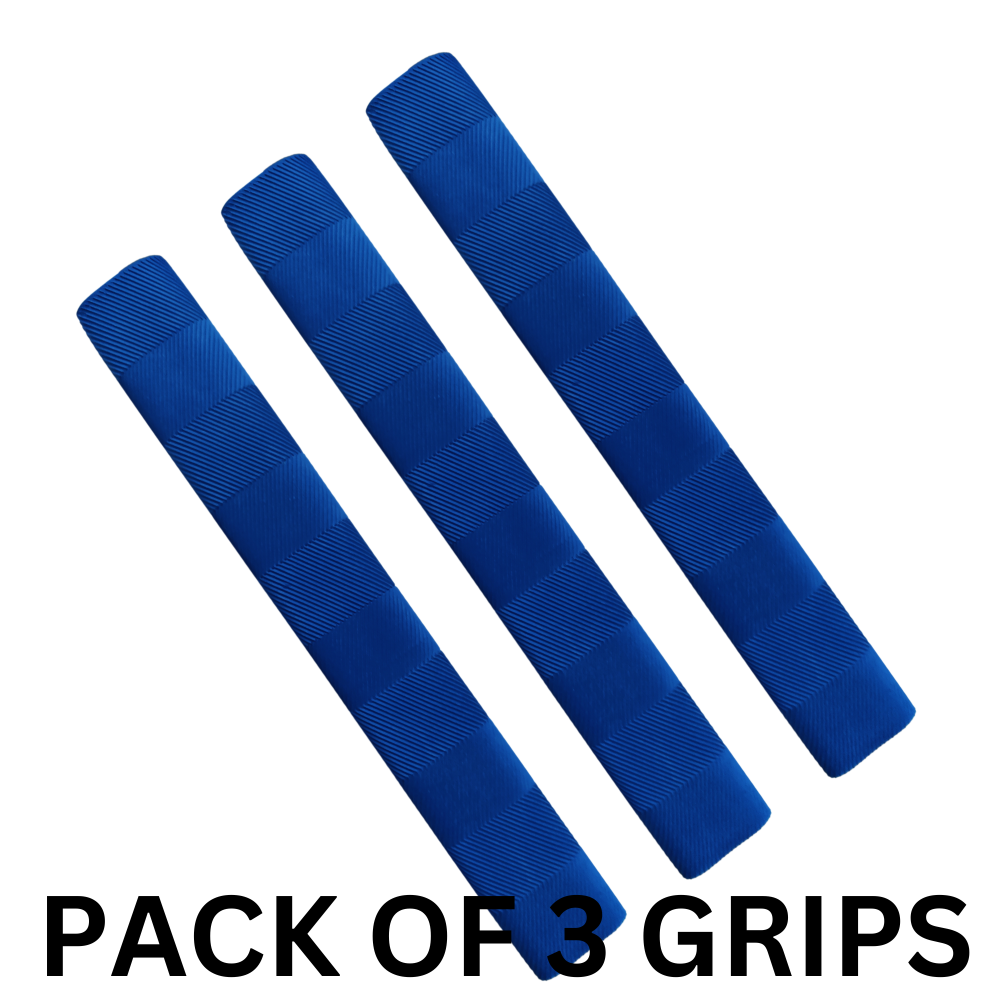 Matrix Cricket Bat Grip - Royal Blue - Pack of 3 Matrix Cricket Bat Grip - Royal Blue - Pack of 3