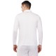 Novelty Quick Dry Cricket Polo T-Shirt - Full Sleeves - White