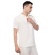Novelty Quick Dry Cricket Polo T-Shirt - Half Sleeves - Off White