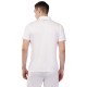 Novelty Quick Dry Cricket Polo T-Shirt - Half Sleeves - White