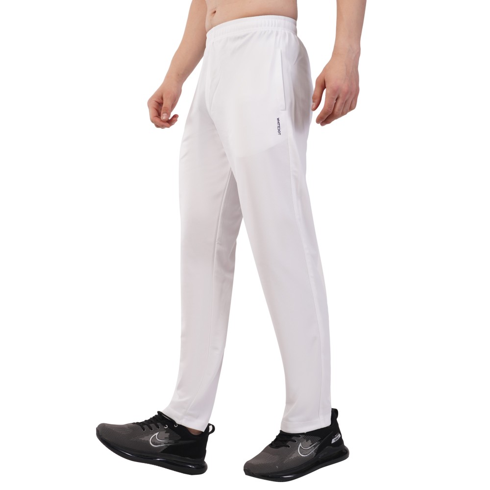 Novelty Quick Dry Cricket Trouser Pants - White