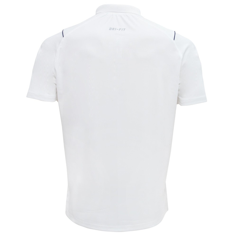 Omega Dri-FIT Cricket White Polo T-Shirt
