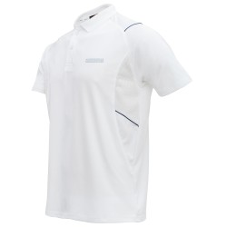 Omega Dri-FIT Cricket White Polo T-Shirt