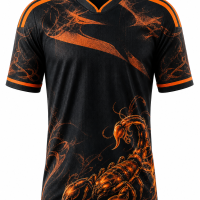 Printed Team Wear - 100% Dry fit Polyester - Personalize it with your name & club logo - 540134