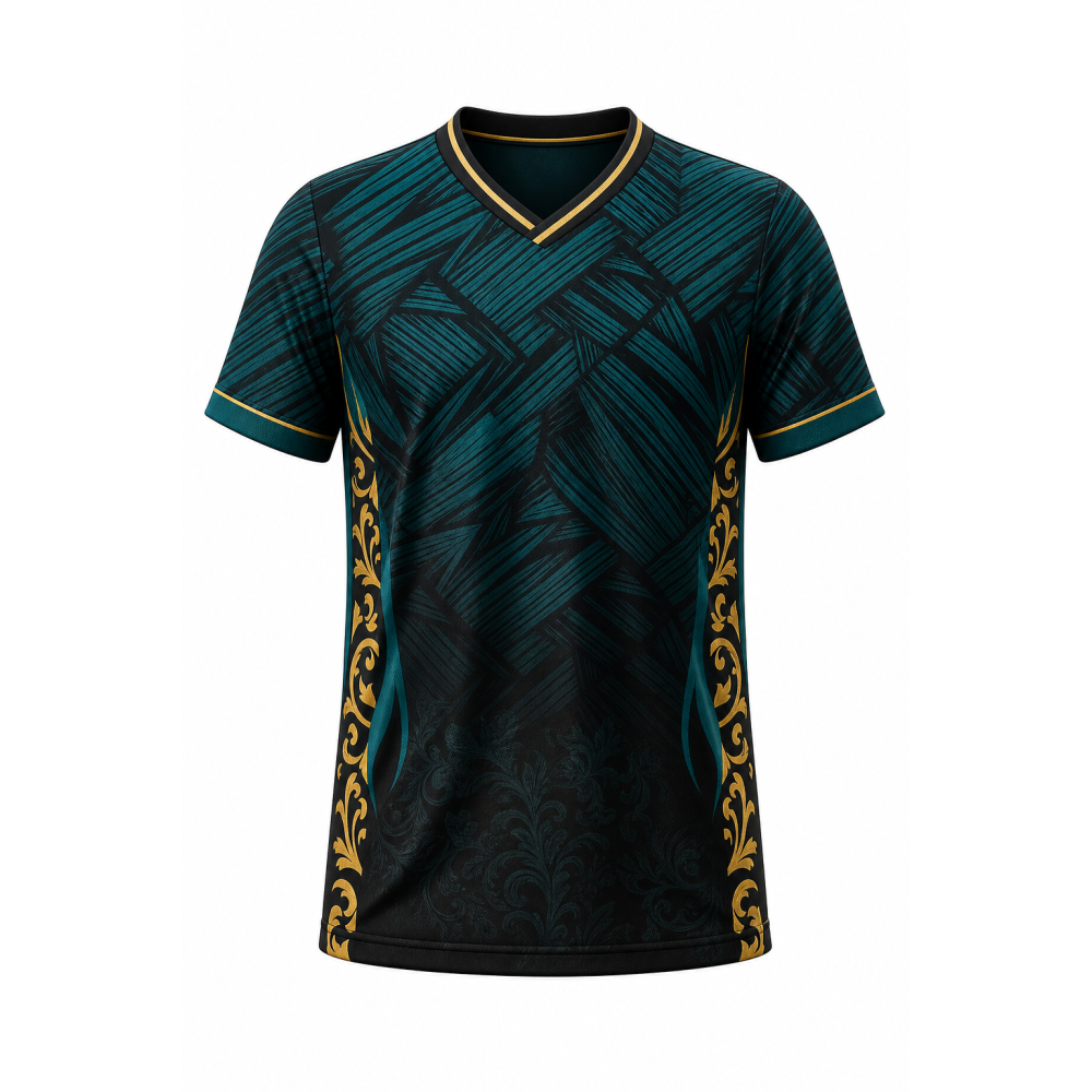 Printed Team Wear - 100% Dry fit Polyester - Personalize it with your name & club logo - 540143