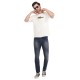 Space odyssey Cotton Tshirt - White Drop Shoulder 